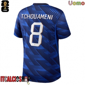 Francia Aurelien Tchouameni #8 Prima Maglia Mondiali 2026 Manica Corta